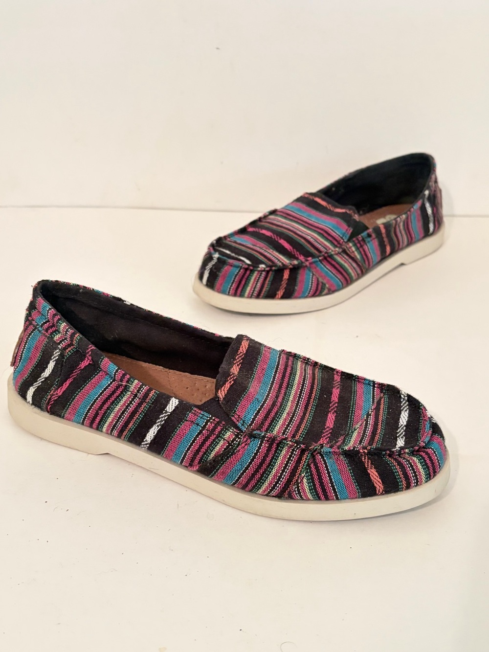 Lamo Bliss Multicolor Fabric Slip On Shoes